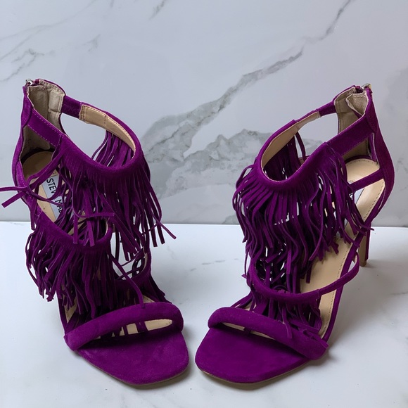 Steve Madden Fringly heel Sandal - Picture 8 of 9